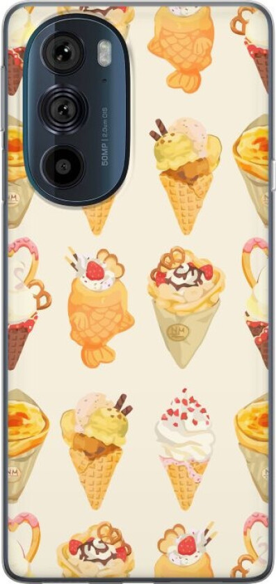 Mobildeksel til Motorola Edge 30 Pro med Glassig motiv