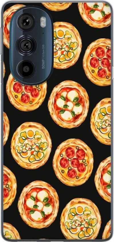 Mobildeksel til Motorola Edge 30 Pro med Pizza motiv