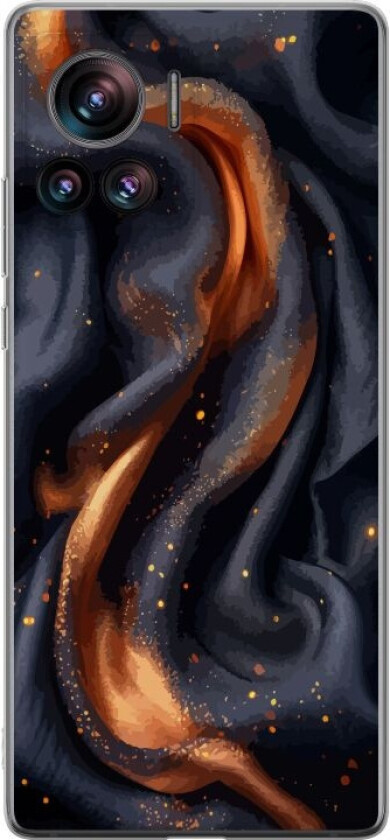 Mobildeksel til Motorola Edge 30 Ultra med Brennende silke motiv