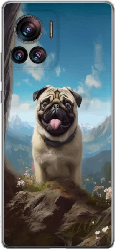 Mobildeksel til Motorola Edge 30 Ultra med Glad Hund motiv