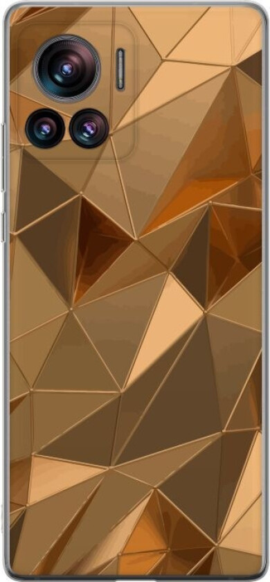 Mobildeksel til Motorola Edge 30 Ultra med 3D Gull motiv