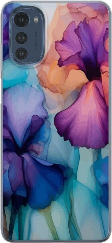 Mobildeksel til Motorola Moto E32s med Magiske blomster motiv