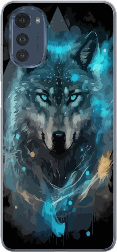 Mobildeksel til Motorola Moto E32s med Ulve motiv