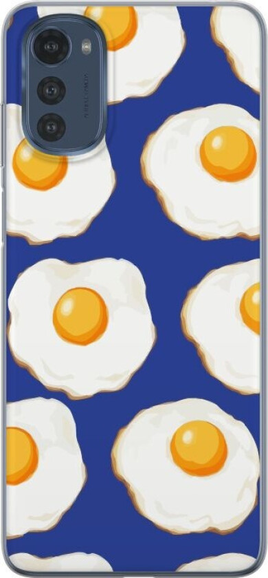Mobildeksel til Motorola Moto E32s med Stekte egg motiv