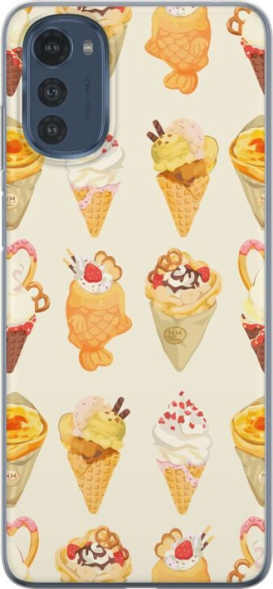 Mobildeksel til Motorola Moto E32s med Glassig motiv