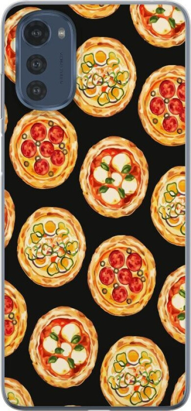 Mobildeksel til Motorola Moto E32s med Pizza motiv