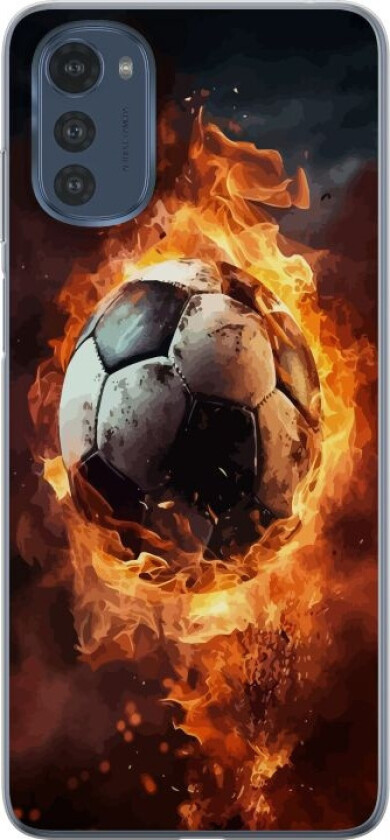 Mobildeksel til Motorola Moto E32s med Fotball motiv