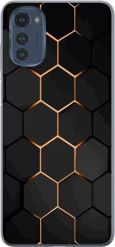 Mobildeksel til Motorola Moto E32s med Luksuriøst Mønster motiv