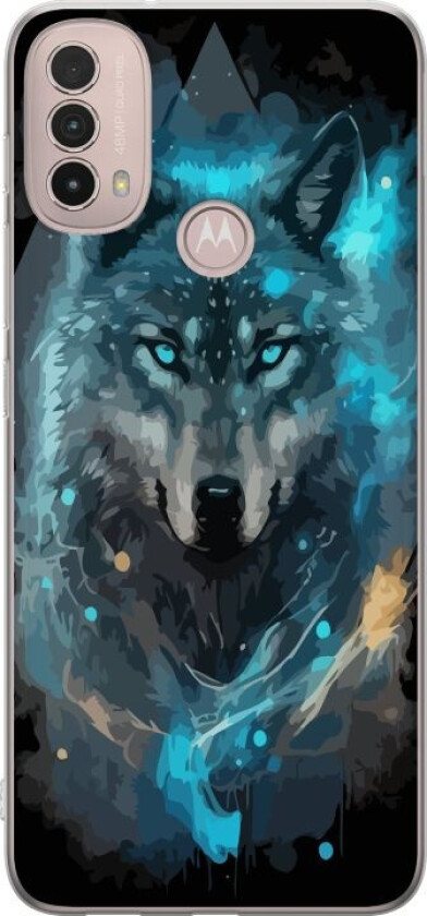 Mobildeksel til Motorola Moto E40 med Ulve motiv