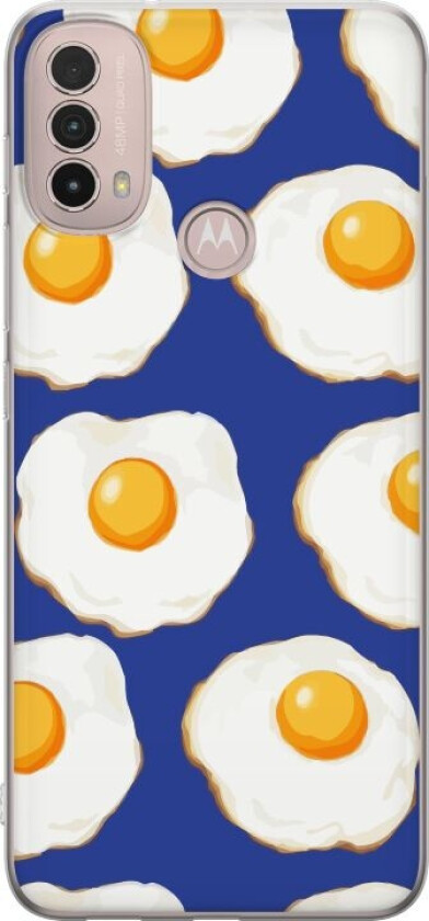 Mobildeksel til Motorola Moto E40 med Stekte egg motiv