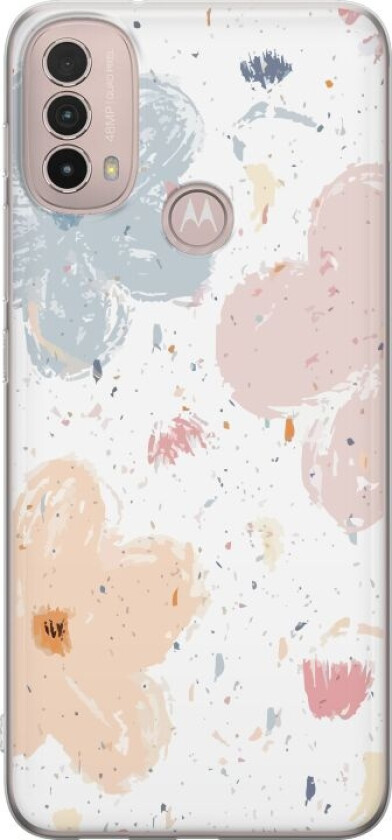 Mobildeksel til Motorola Moto E40 med Blomster motiv