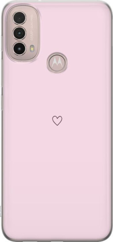 Mobildeksel til Motorola Moto E40 med Hjerte motiv