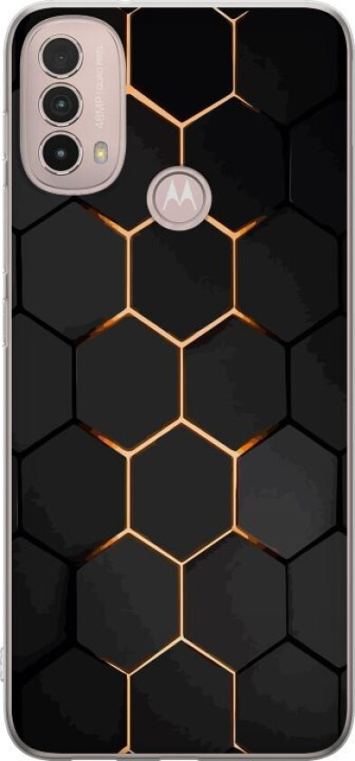 Mobildeksel til Motorola Moto E40 med Luksuriøst Mønster motiv