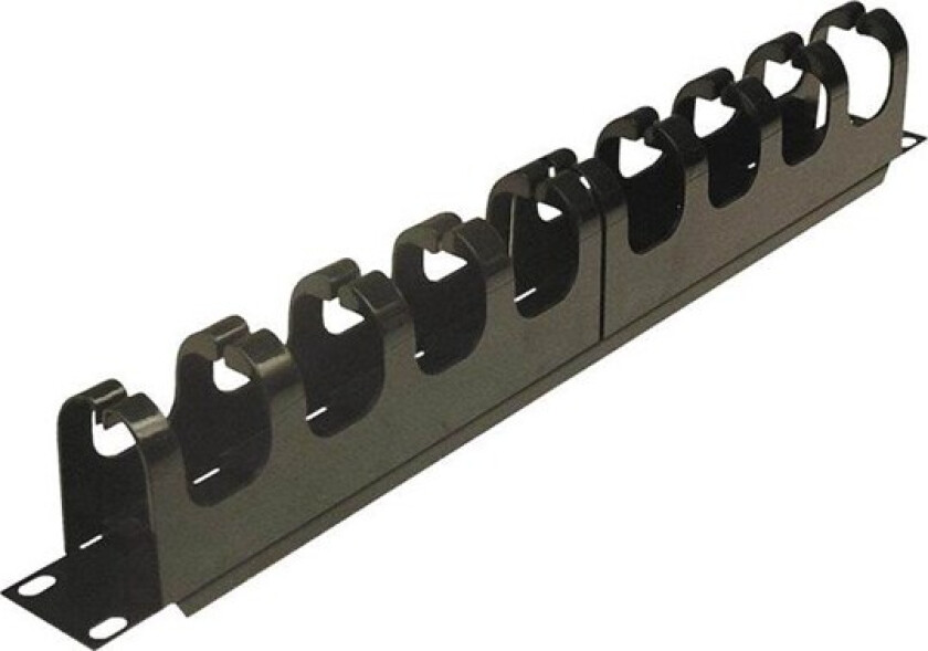 Rack cable management panel 1U 19"