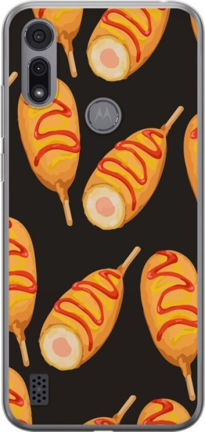 Mobildeksel til Motorola Moto E6i med Kyllinglår motiv