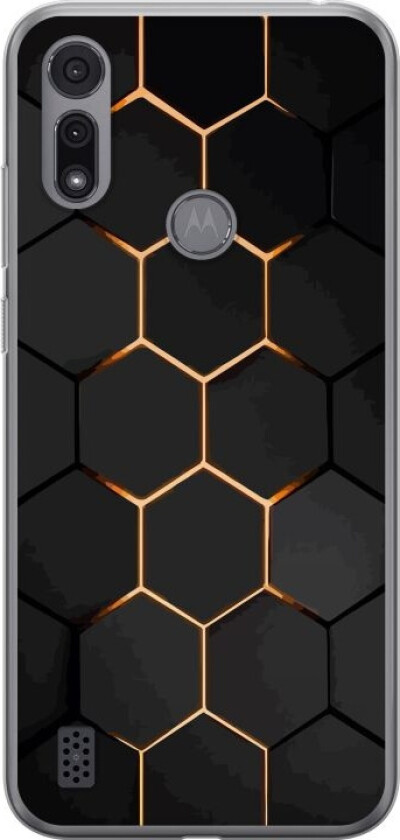 Mobildeksel til Motorola Moto E6i med Luksuriøst Mønster motiv