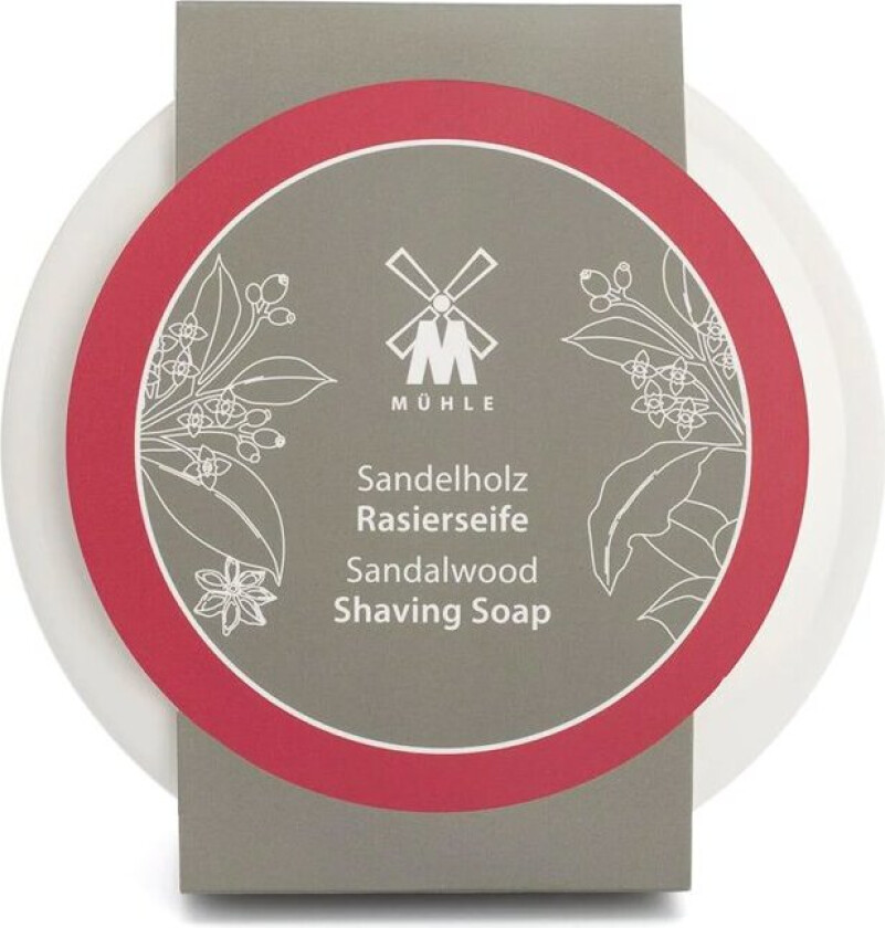 Mühle Sandalwood Shaving Soap In Porcelain Bowl