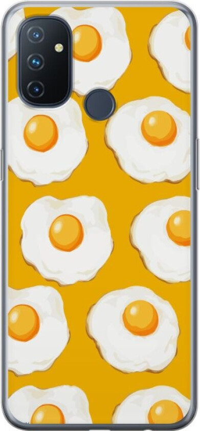 Mobildeksel til OnePlus Nord N100 med Stekt egg motiv