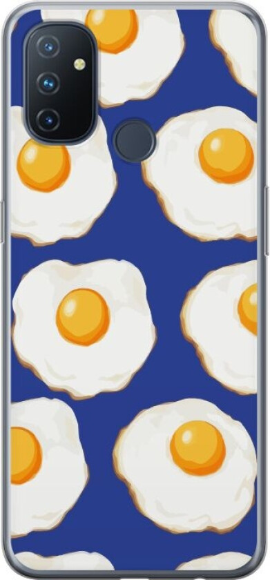 Mobildeksel til OnePlus Nord N100 med Stekte egg motiv