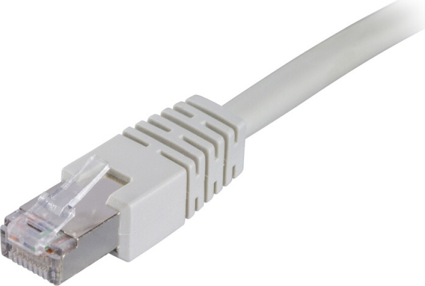 STP-630 - Koblingskabel - RJ-45 (hann) til RJ-45 (hann) - 30 m - foliebelagt uskjermet tvinnet kabelpar (F/UTP) - CAT 6 - med støvel - grå