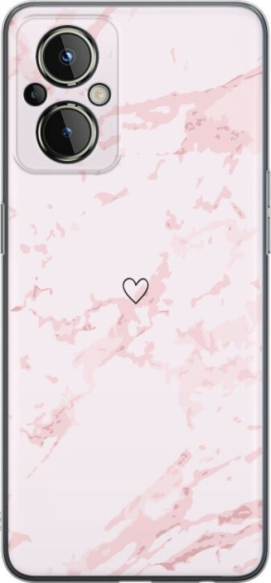 Mobildeksel til OnePlus Nord N20 5G med Rosa Hjerte motiv