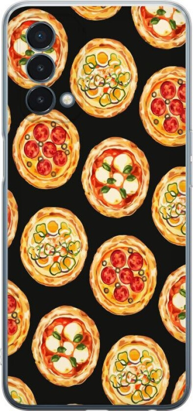 Mobildeksel til OnePlus Nord N200 5G med Pizza motiv