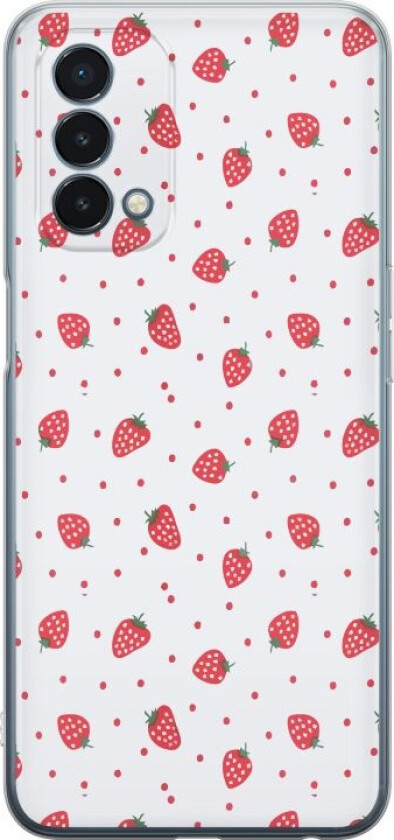 Mobildeksel til OnePlus Nord N200 5G med Jordbær motiv