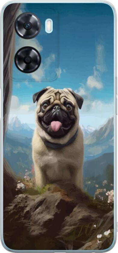 Mobildeksel til OnePlus Nord N20 SE med Glad Hund motiv