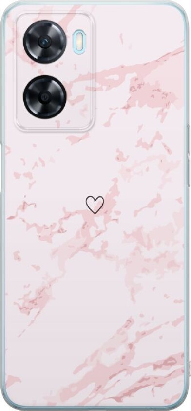 Mobildeksel til OnePlus Nord N20 SE med Rosa Hjerte motiv