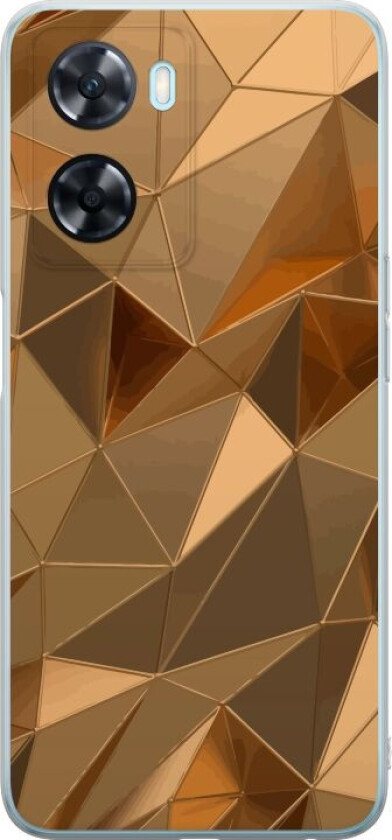 Mobildeksel til OnePlus Nord N20 SE med 3D Gull motiv