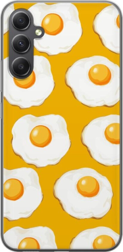 Mobildeksel til Samsung Galaxy S23 FE med Stekt egg motiv