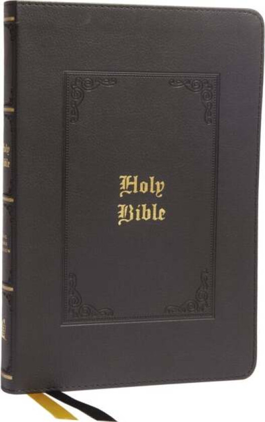 KJV Holy Bible: Large Print Thinline, Black Leathersoft, Red Letter, Comfort Print: King James Versi av Thomas Nelson