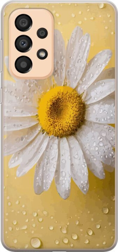 Mobildeksel til Samsung Galaxy A33 5G med Porselensblomst motiv