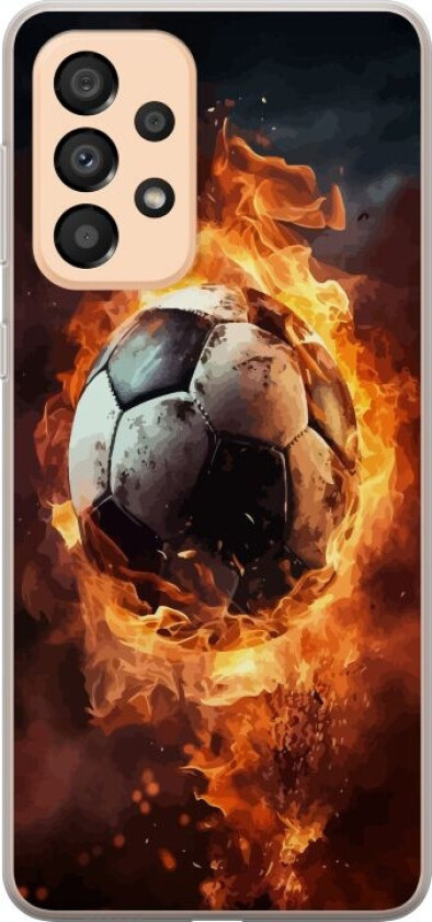 Mobildeksel til Samsung Galaxy A33 5G med Fotball motiv