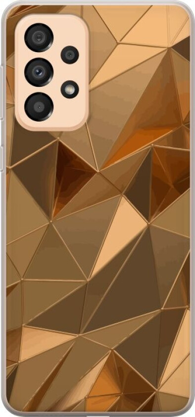 Mobildeksel til Samsung Galaxy A33 5G med 3D Gull motiv