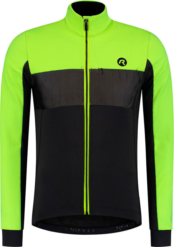 Attq winter jacket 23/24, sykkeljakke, herre Black, Yellow