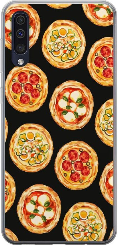 Mobildeksel til Samsung Galaxy A50 med Pizza motiv