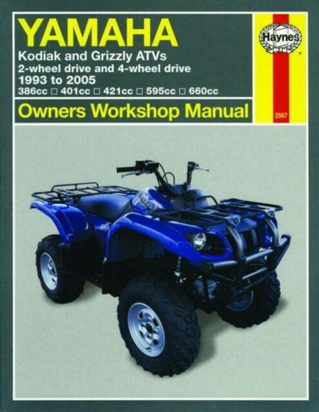 Yamaha Kodiak & Grizzly ATVs (93 - 05) Haynes Repair Manual av Alan Ahlstrand