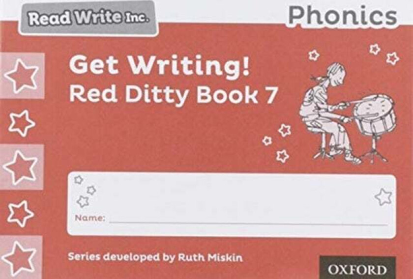 Read Write Inc. Phonics: Get Writing! Red Ditty Book 7 Pack of 10 av Ruth Miskin