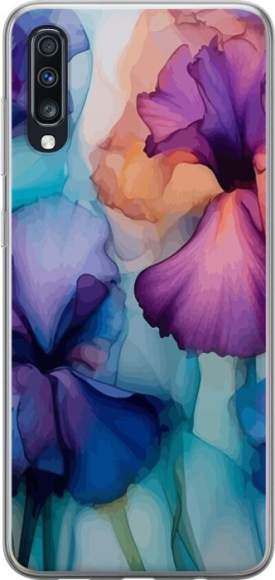 Mobildeksel til Samsung Galaxy A70 med Magiske blomster motiv