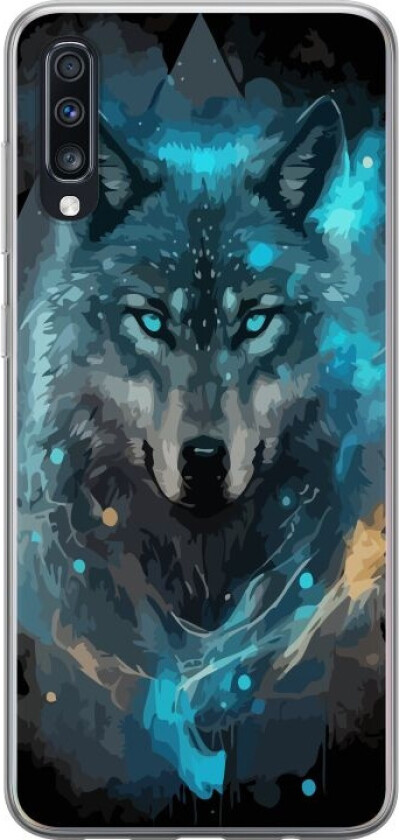 Mobildeksel til Samsung Galaxy A70 med Ulve motiv