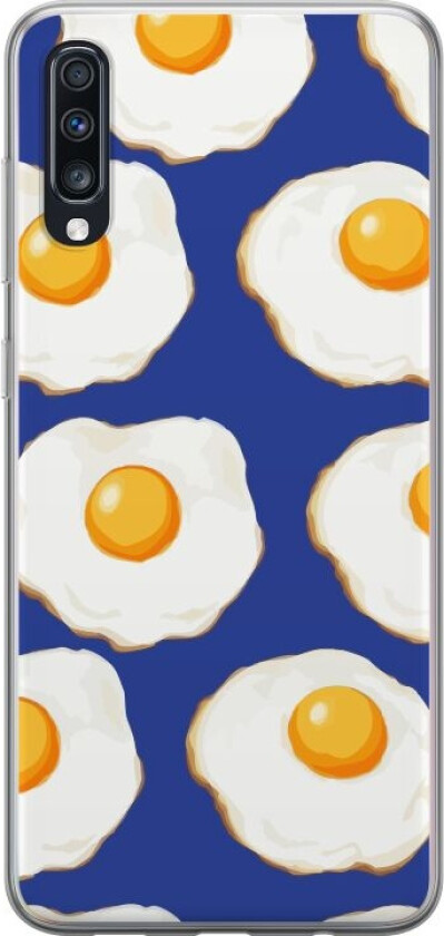 Mobildeksel til Samsung Galaxy A70 med Stekte egg motiv
