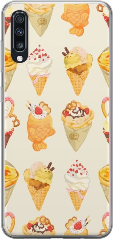 Mobildeksel til Samsung Galaxy A70 med Glassig motiv