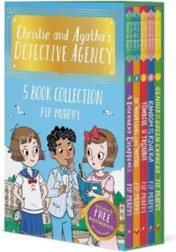 Christie and Agatha's Detective Agency 5 Book Box Collection av Pip Murphy