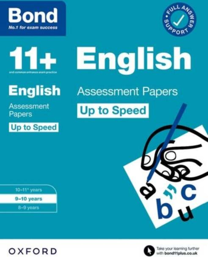 Bond 11+: Bond 11+ English Up to Speed Assessment Papers with Answer Support 9-10 Years av Sarah Lindsay