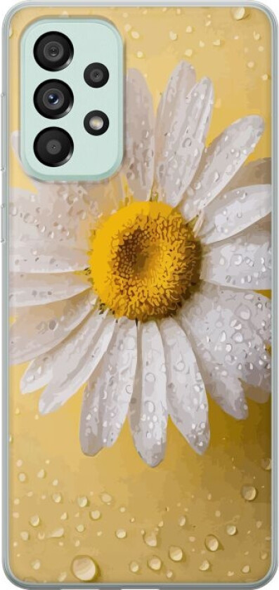 Mobildeksel til Samsung Galaxy A73 5G med Porselensblomst motiv