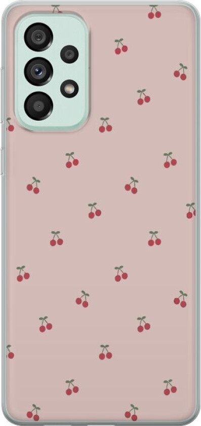 Mobildeksel til Samsung Galaxy A73 5G med Kirsebær motiv