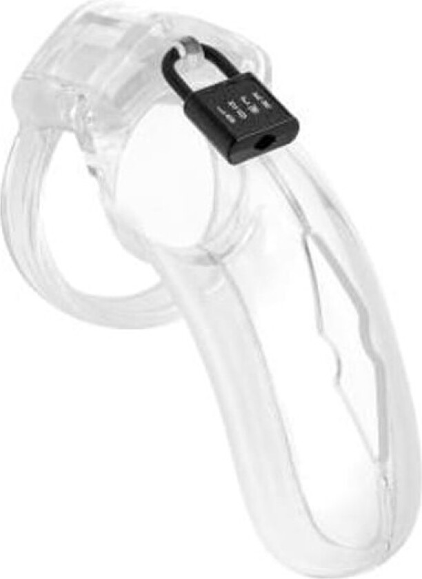 Lockdown Chastity Cage Clear Large Kyskhetsbur