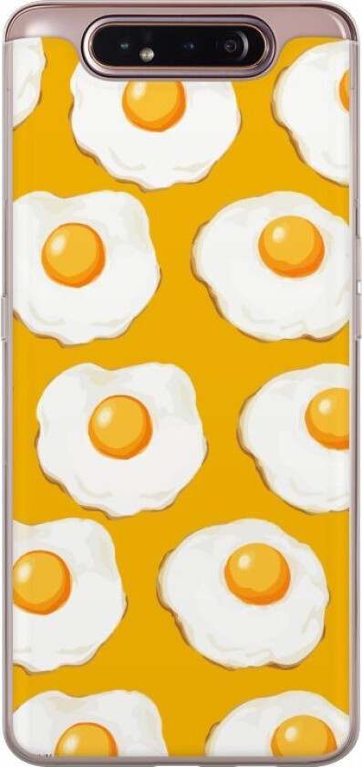 Mobildeksel til Samsung Galaxy A80 med Stekt egg motiv