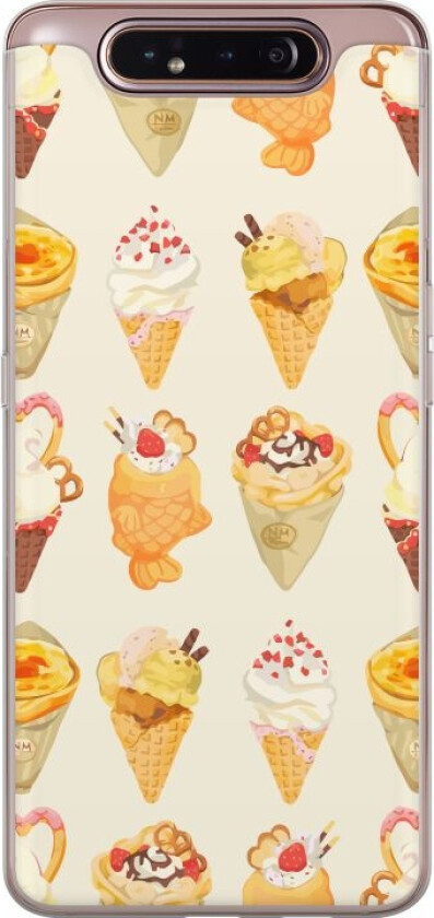 Mobildeksel til Samsung Galaxy A80 med Glassig motiv